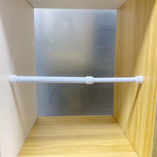 13mm 다용도 미니 압축봉 길이조절 틈새 작은 봉, 화이트 2개