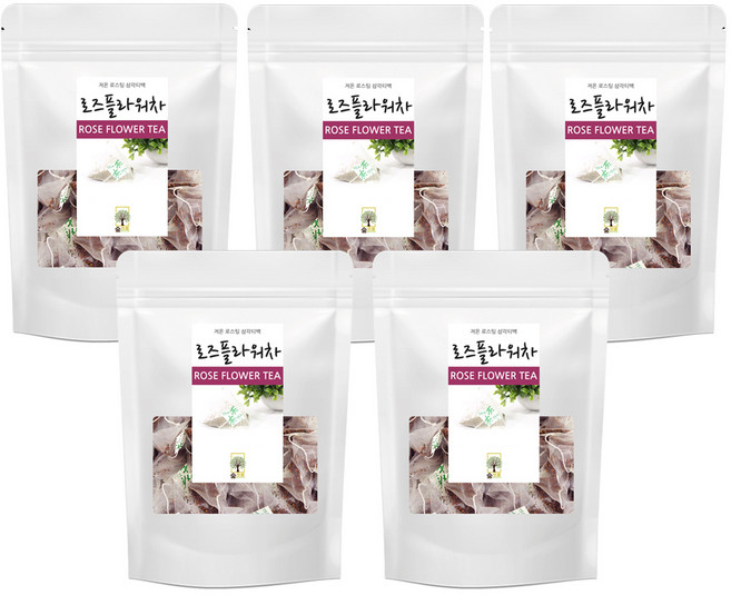 로즈플라워 50티백 숲으로허브 삼각티백, 5개, 50개입, 500mg