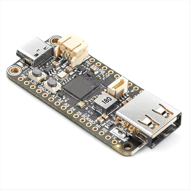 DIY 프로젝트 및 프로토타이핑을 위한 USB 유형 A 호스트 향상된 연결성 마이크로컨트롤러를 갖춘 5723 Feather RP2040, 표시된 대로