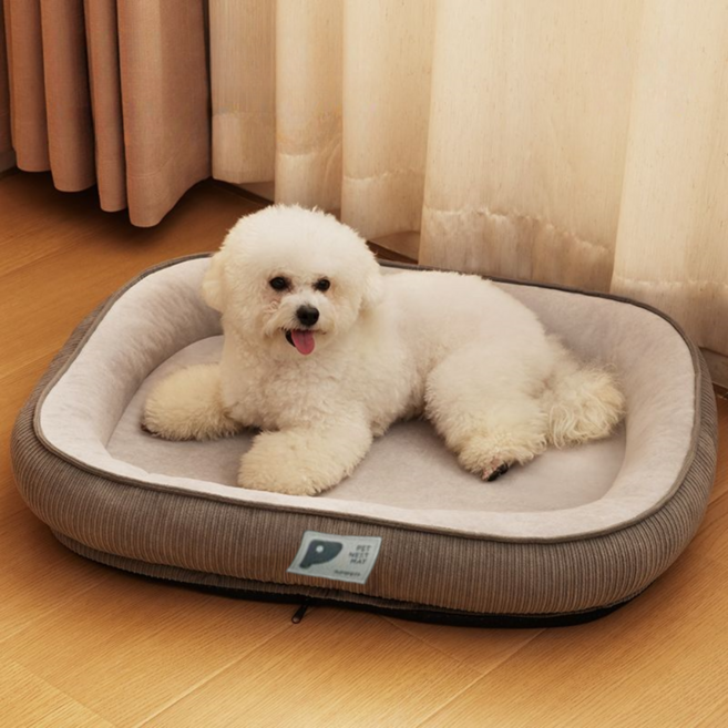 반려동물 강아지 방석개집고양이가 깊은 잠에 빠지다, 그레이, 1개