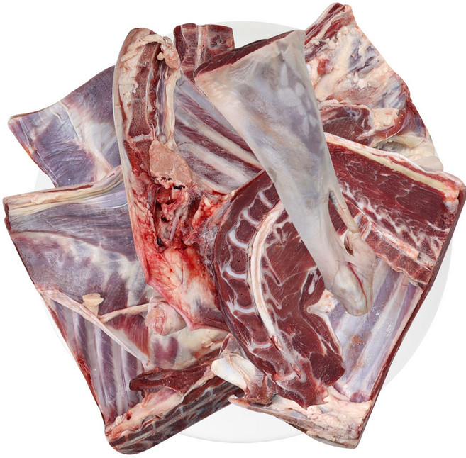 (배터짐) 보신용 뼈있는 염소고기 모듬지육 (껍데기있음) (일요일&당일발송), 14kg내외, 1개