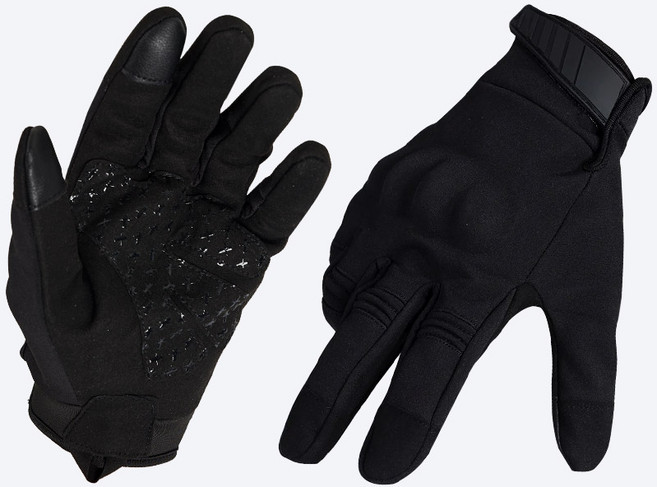 스킴 서포터 택티컬 장갑 GV101 - 밀리터리 아웃도어 군용 전술 등산 바이크 서바이벌 기능성, 검정, 1개