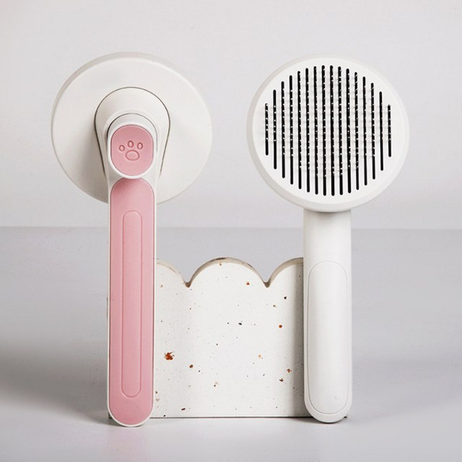 寵物浮毛梳 寵物梳毛, 1個, New寵物梳子【櫻花粉】, 櫻花粉