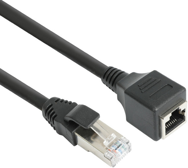 CAT.6 FTP 랜 연장선 0.5m NX1371 NX-FTP6-MF005, 1개