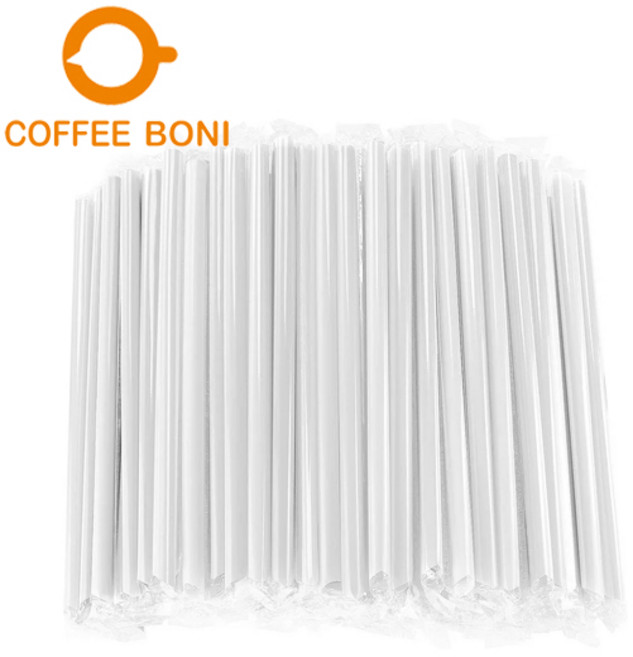 커피보니 25cm 버블티빨대 개별포장 스트로우 2000개입 1박스
