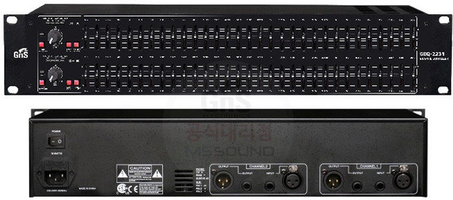 31밴드 2채널 EQ EQUALIZER 그래픽 이퀄라이저 GEQ2231, 1개