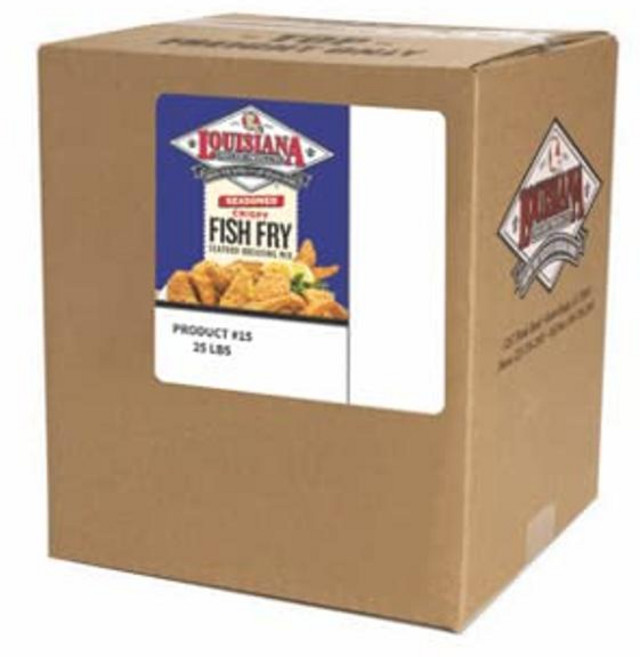 Louisiana 루이지애나 피쉬 프라이 시즈닝 피쉬 프라이 믹스, 1개, 11.34kg