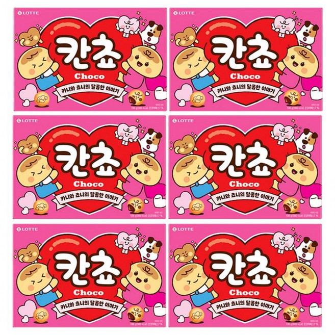 롯데 칸쵸, 196g, 6개