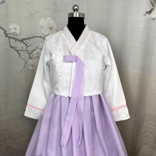 여성 한복 세트 전통한복 개량한복 드레스 돌잔치 하객한복 명절 행사 한복원피스 여성용 생활한복 세트 YHY