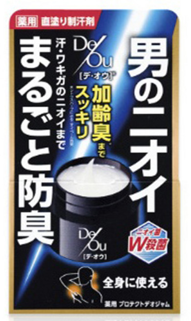ROHTO 樂敦 DeOu 男士淨味體香凝膠, 1個, 50g