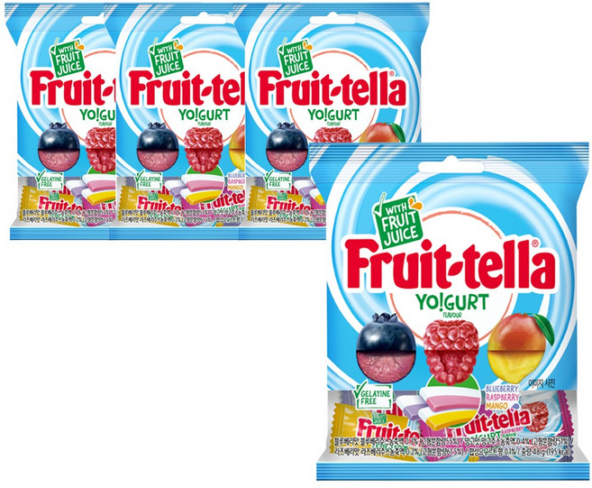후르트텔라 요거트, 48g, 4개