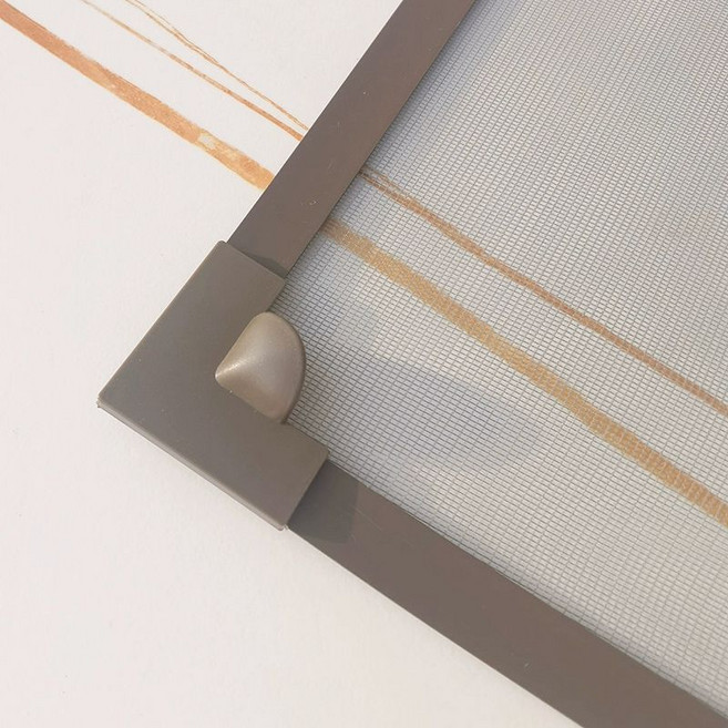 자석 방충망 커튼 두꺼운현관바람막이 베란다 겨울 창문방풍비닐커튼 막 방한 문 우레탄 외풍차단 우풍 자석90, 커피 프레임+그레이 메시, 1개