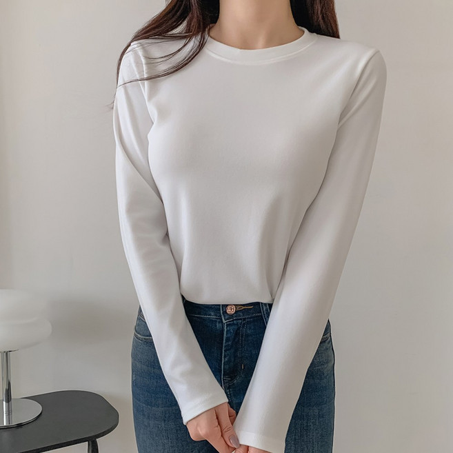 베로 여성 기모 긴팔티셔츠