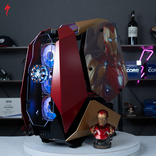 본체케이스 모드5 건담 RX-0 커스텀 케이스 수냉 게임 조립 PC, n. 본체케이스