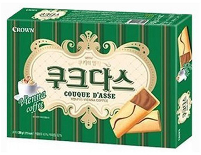 크라운 쿠크다스 커피, 128g, 6개