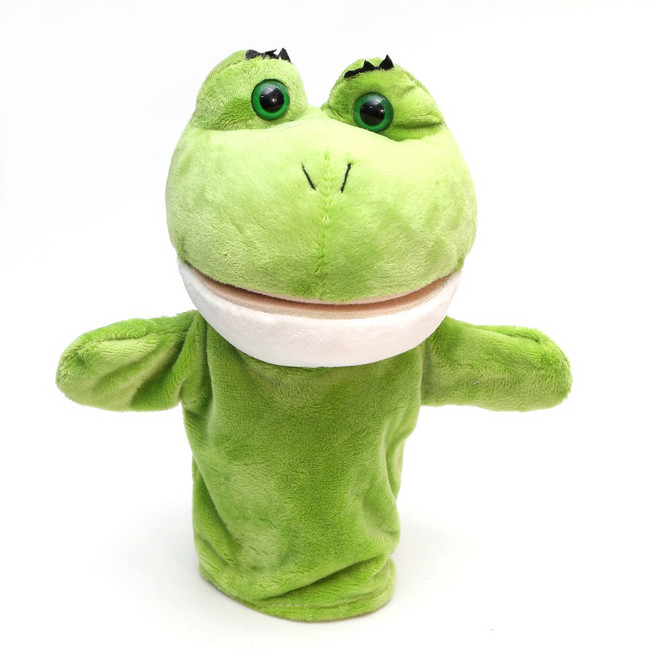 오꿈 구연동화 손인형 사자 동물, 03 개구리, 1개, 24cm