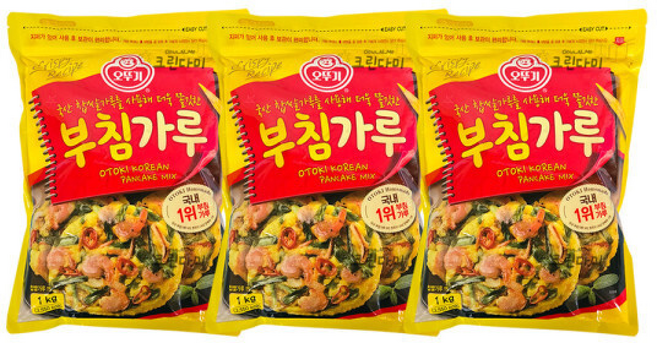 오뚜기 찹쌀가루를 사용해 더욱 쫄깃한 부침가루, 3개, 1kg
