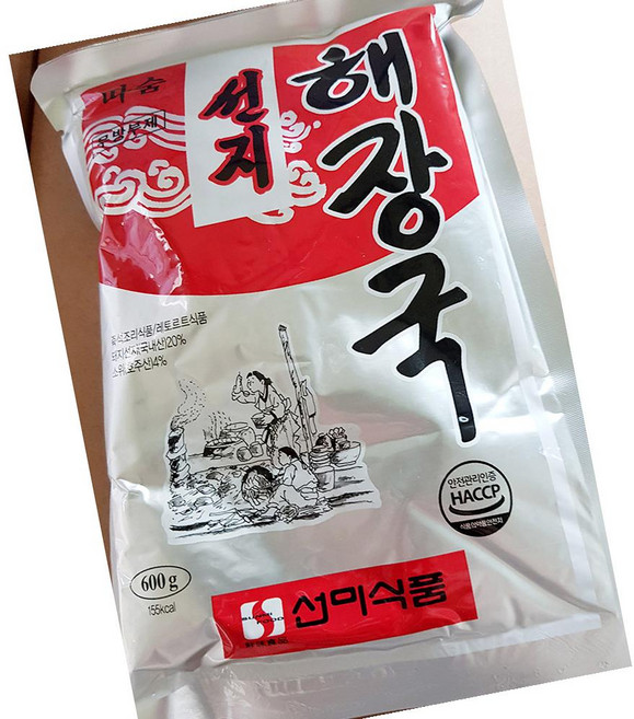 선미 선지 해장국 600g 25개 선지국, 1개