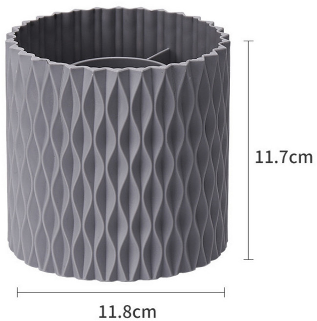 문구&메이크업 브러쉬 정리함, 그레이, 1통