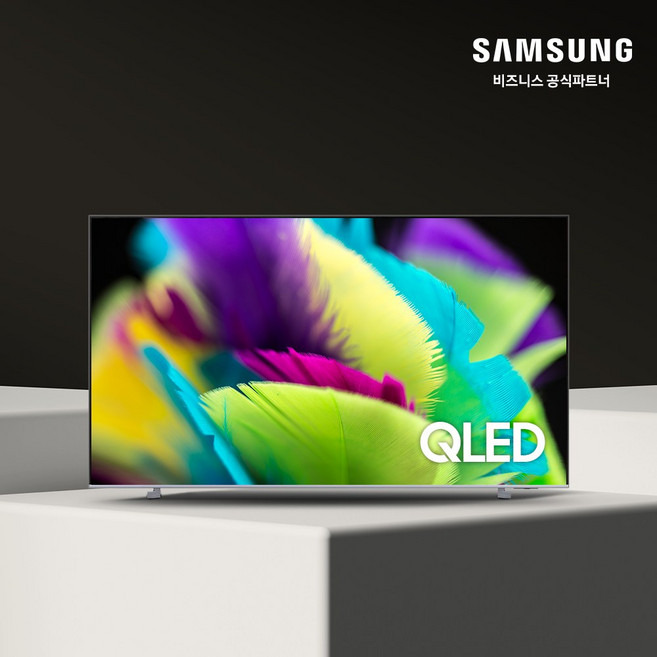 삼성전자 QLED KQ85QF7SAFXKR 214cm(85인치) 스마트 TV 1등급 스탠드, 방문설치, 스탠드형