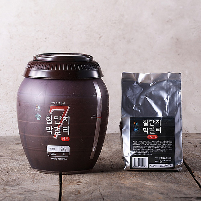 그때 그 시절 수제 칠단지 막걸리 (키트+분말1팩 추가), 500g, 1세트