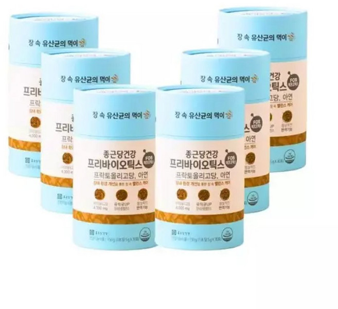종근당건강 프리바이오틱스 FOS 에프오에스 30포 x6개, 180개