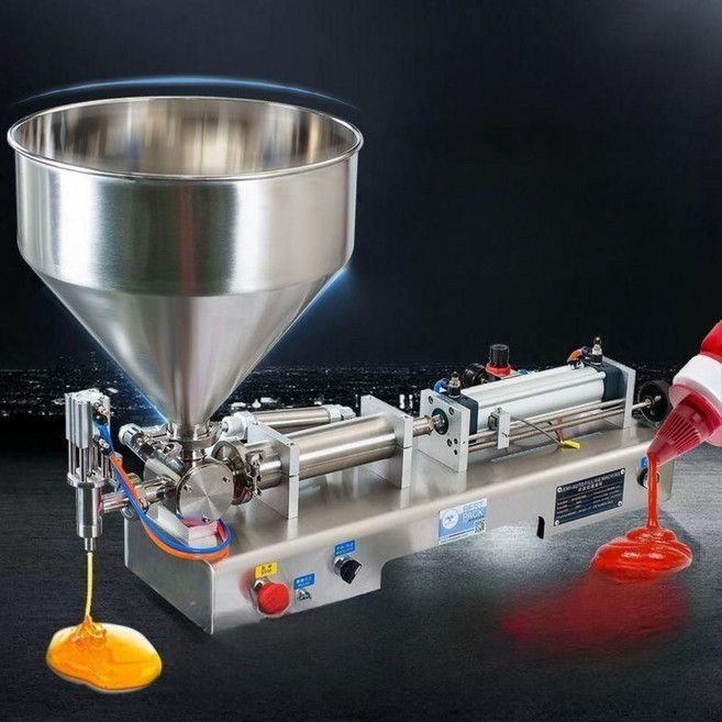 자동 액체 정량 소분기 고점도 저점도 액상 주입기 꿀 화장품 음료 오일 포장, 단일 노즐(500-2500ml)