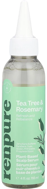 Renpure 식물성 두피 세럼 티트리 & 로즈메리 118ml(4fl oz), Renpure식물성두피세럼티트리로즈메리118ml4flo, 1개, 118ml - 쿠팡