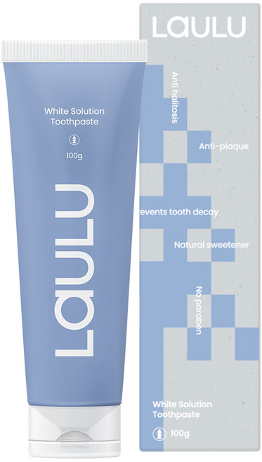 라울루 화이트솔루션 미백 치약, 100g, 1개