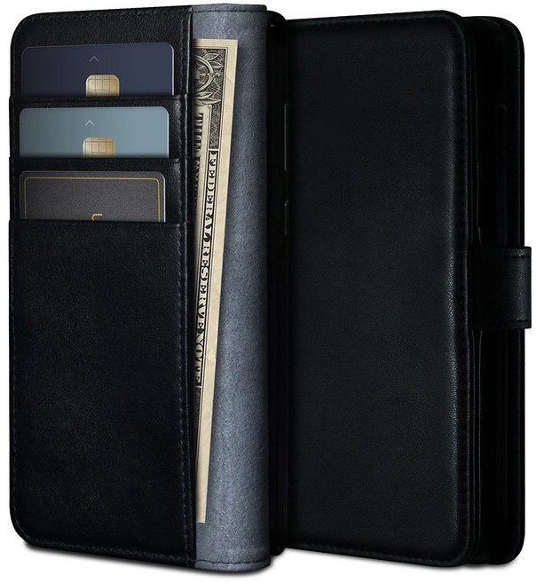 어썸디자인 수제 소 가죽 지갑 다이어리 휴대폰 케이스