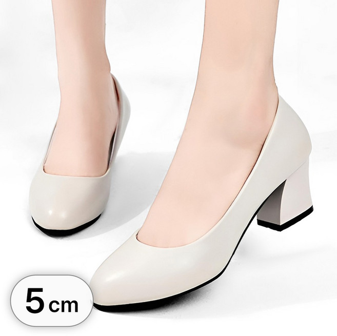 라뷰드 여성 소프트 라인 펌프스힐 여자 정장 구두 발편한 하이힐 미들굽 면접 신발 데일리룩 데이트룩 오피스룩 데일리 슈즈 5cm