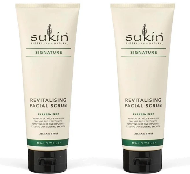 수킨 시그니처 리바이탈라이징 페이셜 스크럽 125ml 2개 Sukin Signature Revitalising Facial Scrub - 쿠팡