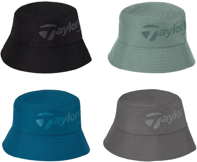 [정품] 25년형 테일러메이드 FW 남자 버킷햇 벙거지 골프모자, 블랙
