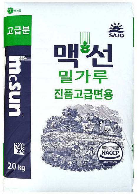 맥선 진품 면용 밀가루 20kg, 1개