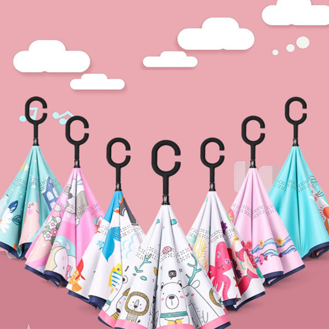 Regn KC인증 안전 어린이 거꾸로우산 아이디어상품 어린이우양산 5시건 당일배송