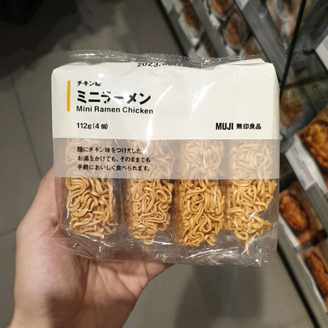 무인양품 미니라면 치킨맛, 1개, 112g
