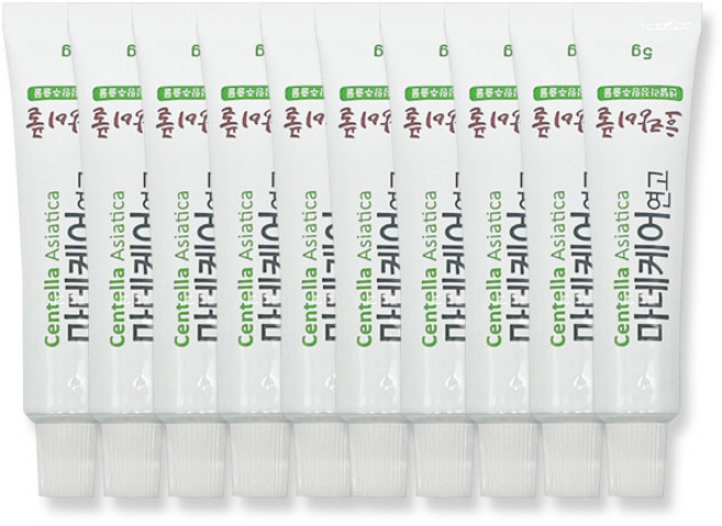 퍼슨 마데케어 연고 5g 호랑이풀 상처연고, 10개