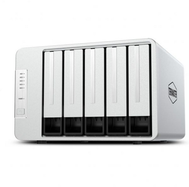 TERRAMASTER 테라마스터 D5-300 USB31 Gen1 타입 C 5베이 외장 하드 드라이브 인클로저 RAID 5 0 1 10 클론 JBOD 싱글 디스크 저장장치 없음, 테라마스터 D5-300 USB3.1 1세대 타입 C 5, 1개