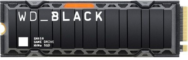 WD_BLACK 2TB SN850X NVMe 내장 게이밍 SSD 솔리드 스테이트 드라이브 Gen4 PCIe M.2280 최대 7300MBs WDS200T2X0E, 2TB_SSD w/ Heatsink