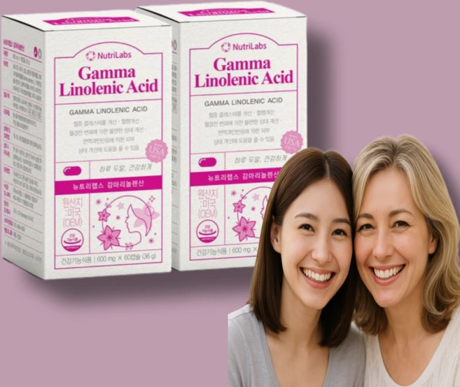 생리통 원활한 신진대사에 뉴트리랩스 감마리놀렌산 600mgx60캡슐 60캡슐 2개 - 쿠팡