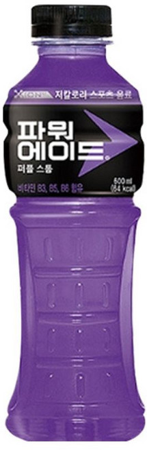 파워에이드 코카콜라 퍼플 스톰펫, 600ml, 2개