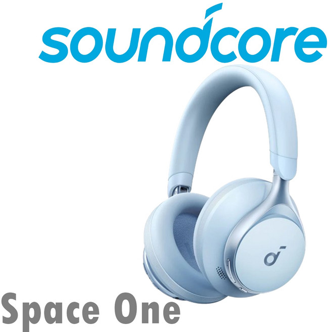Soundcore Space One 耳罩式耳機, 藍色