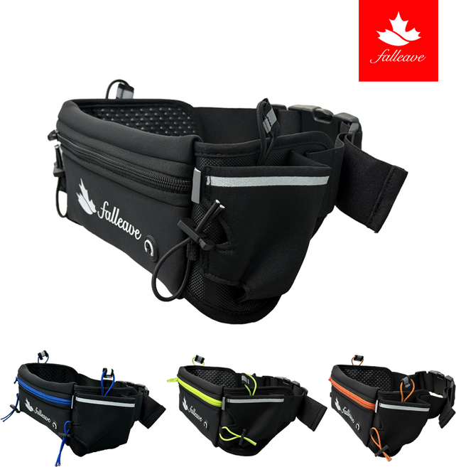 파크골프 롱파우치 그라운드 폴리브 허리색 스포츠 물병 힙색 허리색 산책 벨트가방