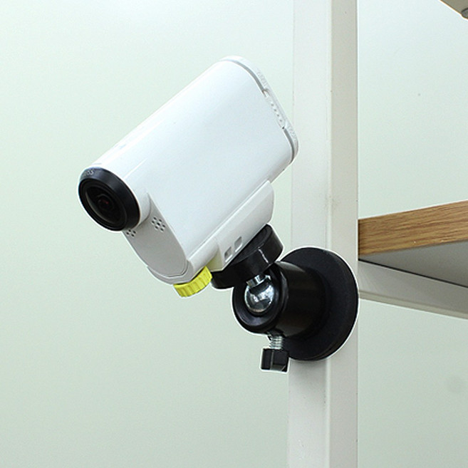 CCTV 카메라 홈캠 자석 볼헤드 거치대 브라켓 조명 액션캠, 1개