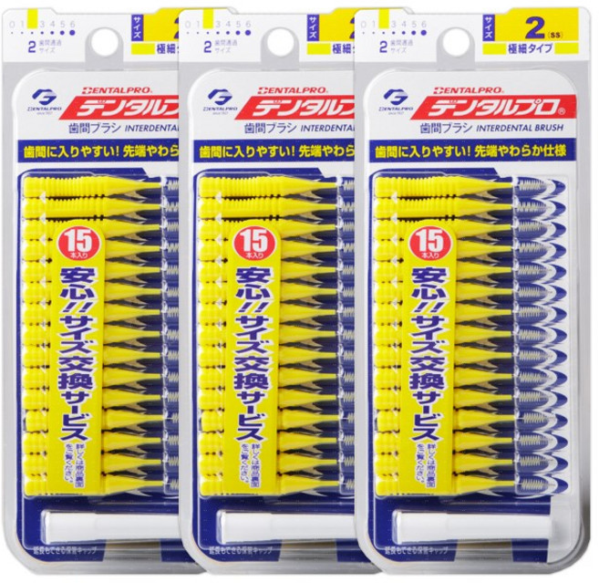 잭스 덴탈프로 I형 치간칫솔 SS, 0.8mm, 15개입, 3개