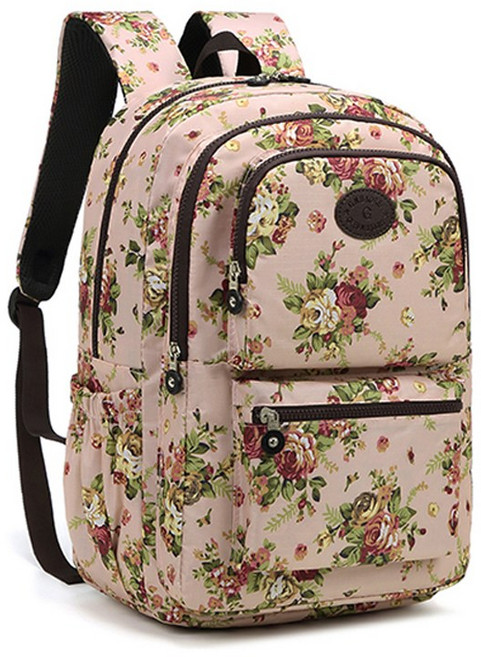 여성백팩 꽃무늬배낭 여행백팩 등산가방 데일리백 D441 머지