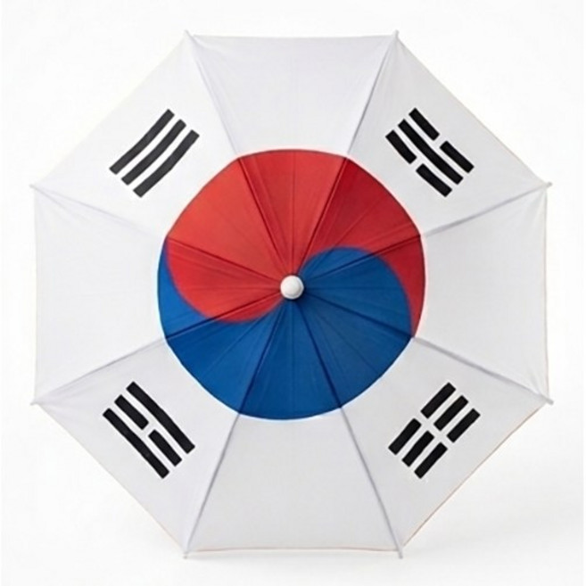 태극기 우산 [자동] 응원 운동회 용품 도구 소품 파티친구사이, 1개