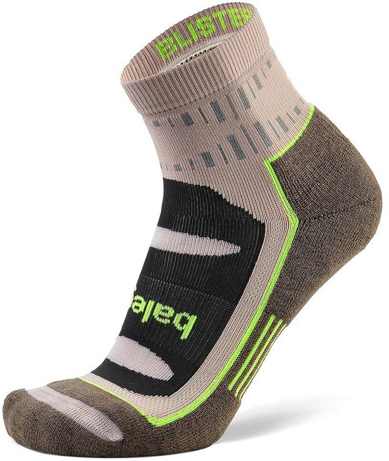 Balega Blister Resist Performance Quarter Athletic Running Socks for Men and Women (1 Pair) Grey/, 노 쇼, 라지, 버섯