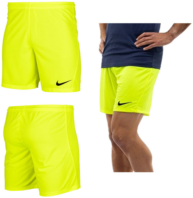 나이키 드라이핏 파크 반바지 허리 28-38인치까지 빅사이즈 포함 볼트형광 헬스 운동 여름 남자 축구 밴딩 고무줄 러닝 유니폼