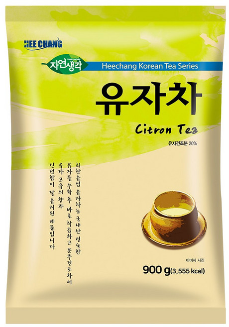 희창 유자차 자판기용(한박스), 900g, 1개입, 12개